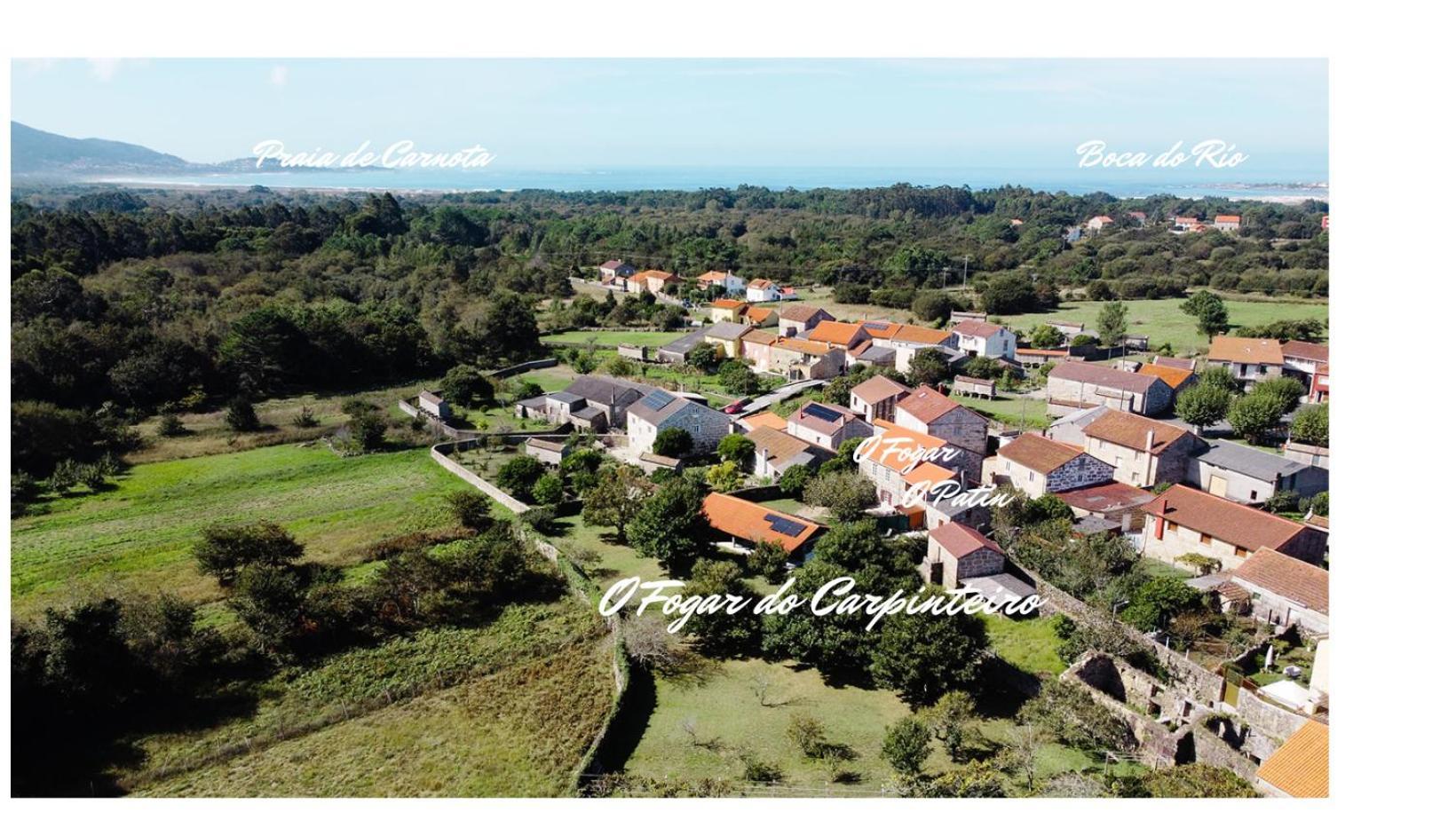 O Fogar do Carpinteiro Carnota Exterior foto